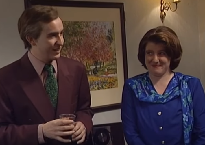 Back on the BBC: Alan Partridge with PA Lynn: BBC