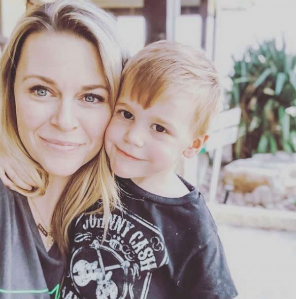 PHOTO: In this photo posted to her Instagram account, Amber Smith is shown with her son River. (Amber Smith/Instagram)