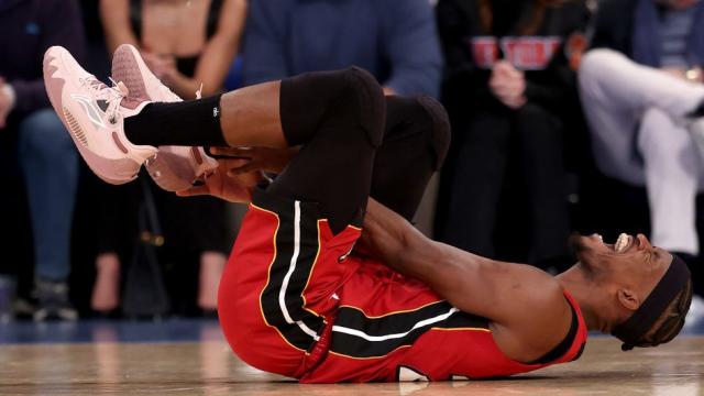 Jimmy Butler injury update: Heat star is out for Game 2 vs. Knicks with  ankle sprain