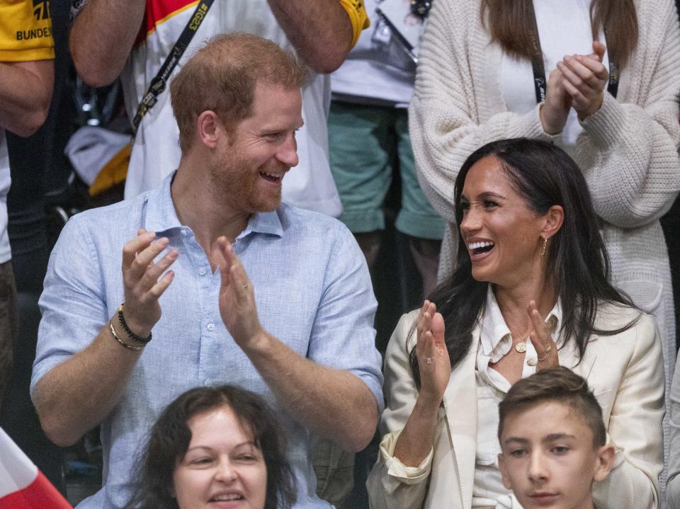 Prince Harry and Meghan Markle at the Invictus Games