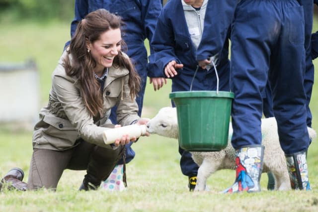 The Duchess Of Cambridge Visits Farms For City Children