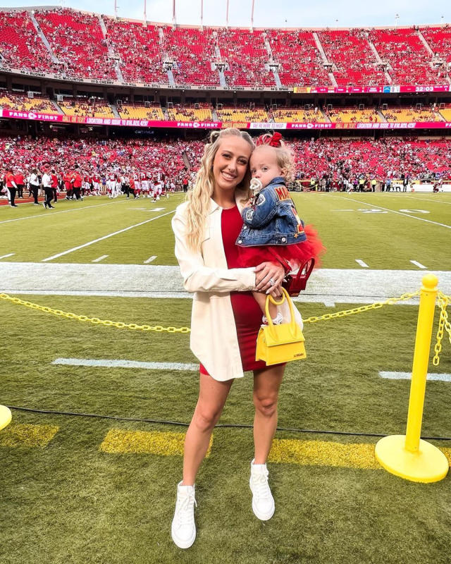 Brittany Mahomes' Kids Wear Matching Looks to Cheer on Dad: Photos