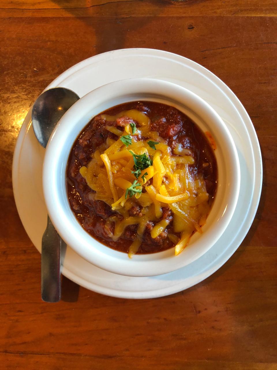 Voodoo chili is one of the soups available at Lennie's and Hive.
