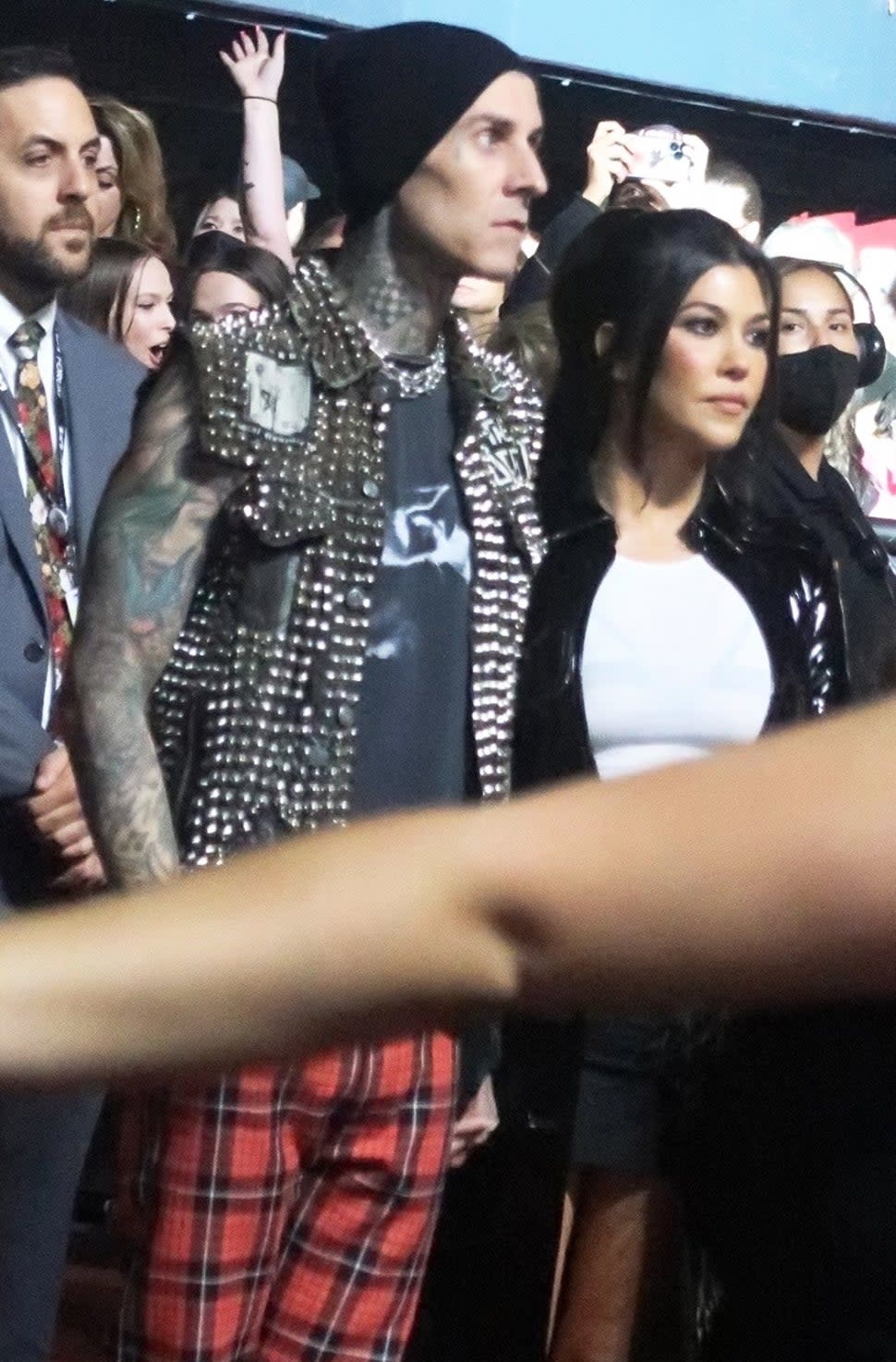 Kourtney Kardashian and Travis Barker