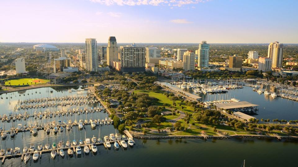 st pete aerial view