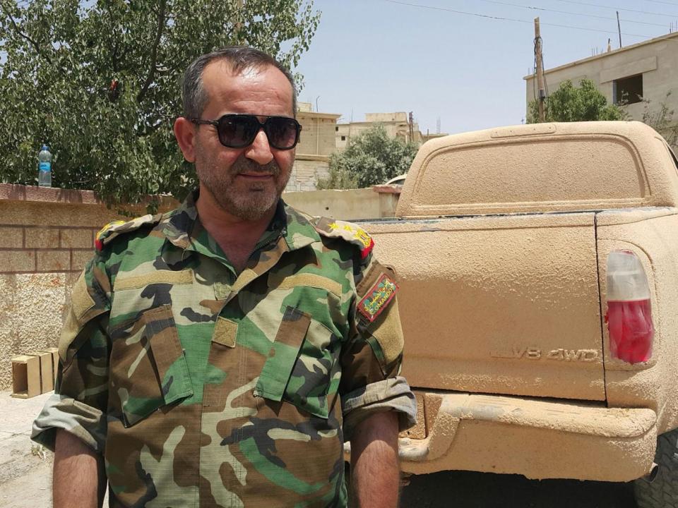 General Median Abad, Syrian commander in Qalamoun (Nelofer Pazira)