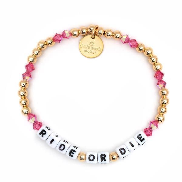 <p>Little Words Project </p><p><strong>$30.00</strong></p><p><a href="https://littlewordsproject.com/products/ride-or-die-gold-filled-crystal?_pos=1&_sid=cac5ab720&_ss=r" rel="nofollow noopener" target="_blank" data-ylk="slk:Shop Now;elm:context_link;itc:0;sec:content-canvas" class="link ">Shop Now</a></p><p>The '90s called and yes, friendship bracelets are absolutely back. </p>