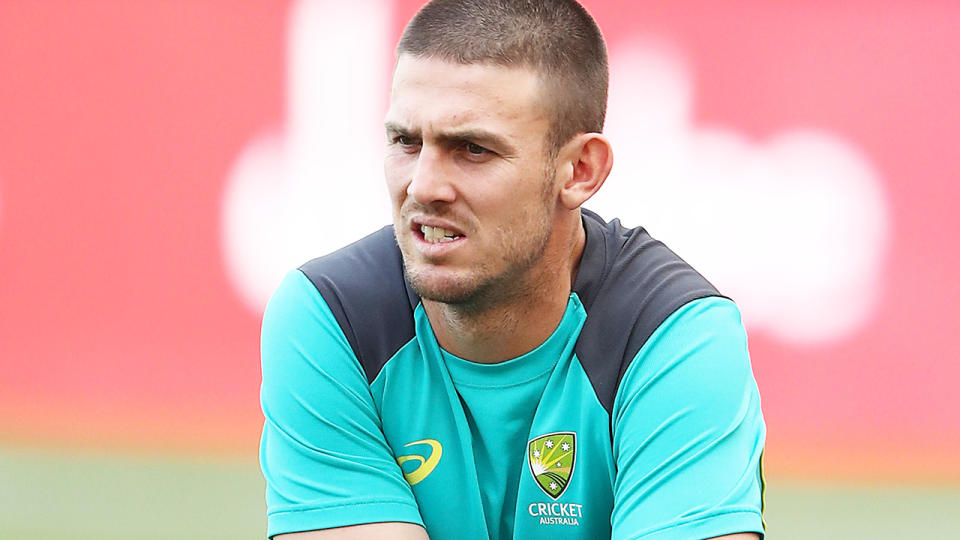 Mitch Marsh, pictured here during a Test match against Pakistan in 2018.