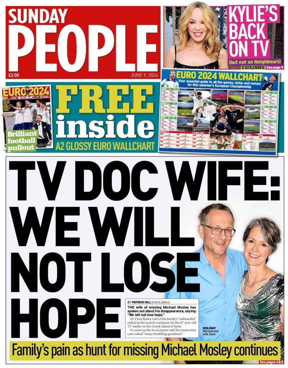 TV Doc Wife: We will not lose hope, reads the Sunday People