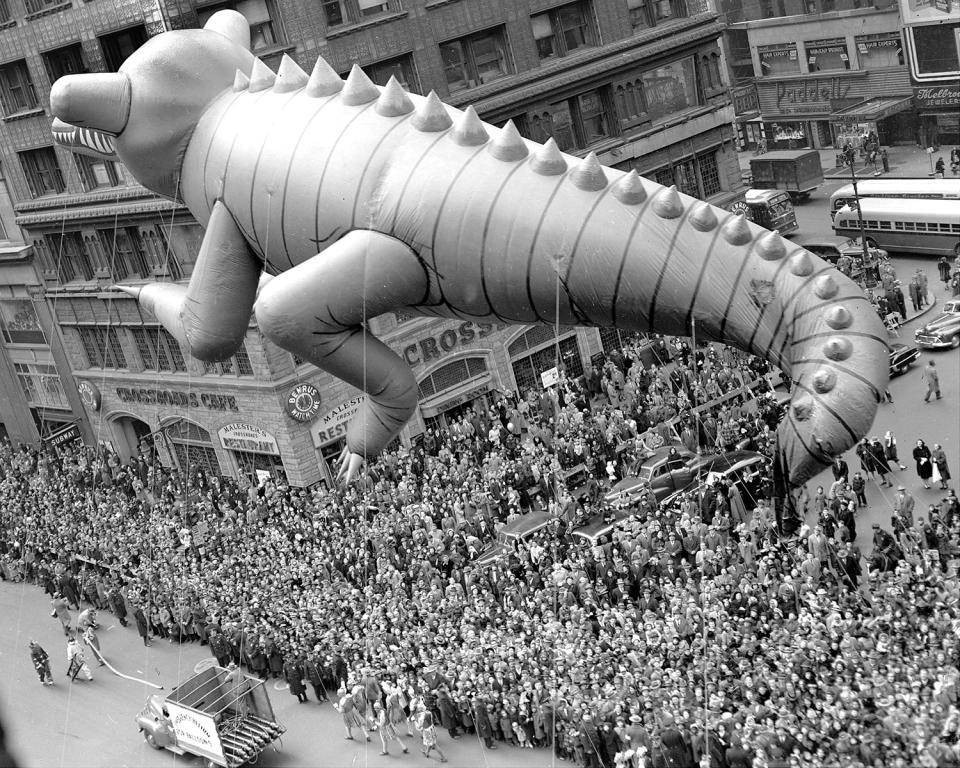 Past and present: balloons of Macy’s Thanksgiving Day Parade