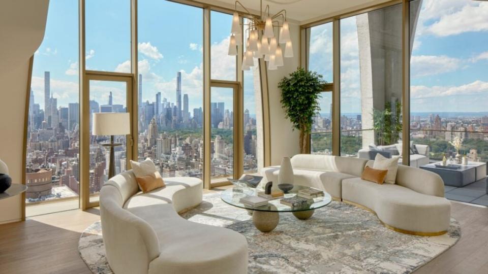 The interior of Kendall Roy's "Succession" penthouse