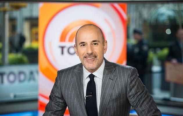 Matt Lauer has been a host of the US Today for 20 years. Source: Getty