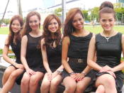 From left to right: Jaime Lim, Nicole Olsen, Michelle Koh, Farah Atika, Sarah Noble. (Yahoo! Singapore/ Deborah Choo)