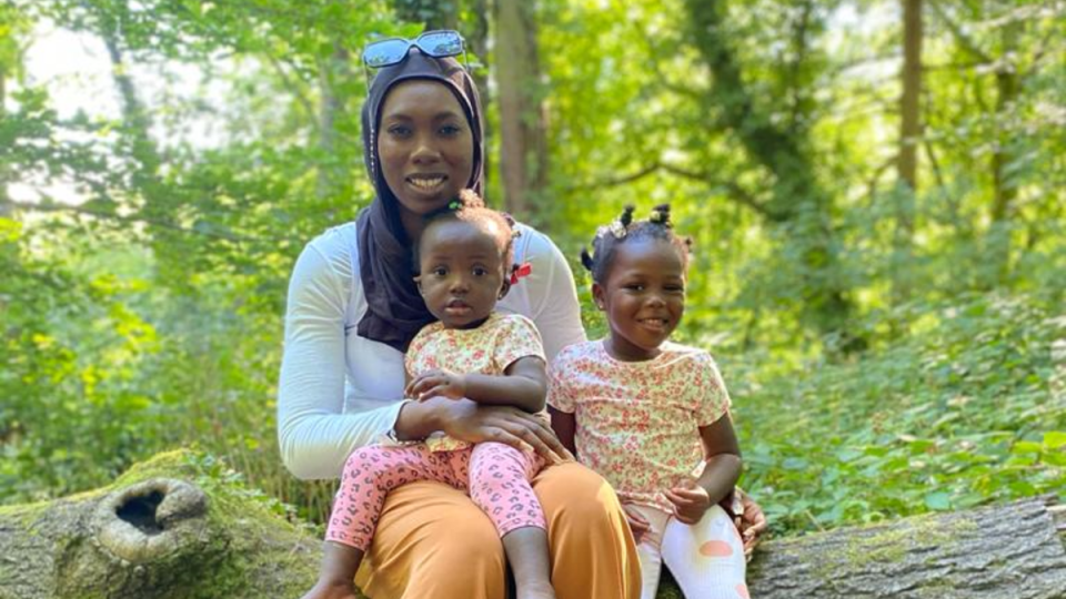 Fatoumatta Hydara and her two young children (Nottinghamshire Police)