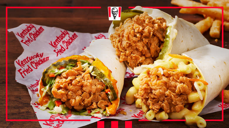 KFC chicken wraps