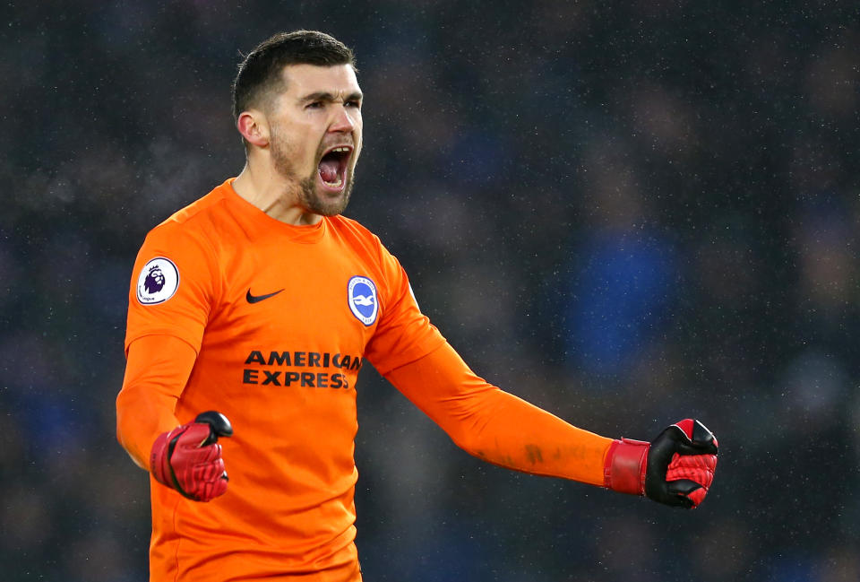 Australia international goalkeeper Mathew Ryan has been in outstanding form for Brighton this season