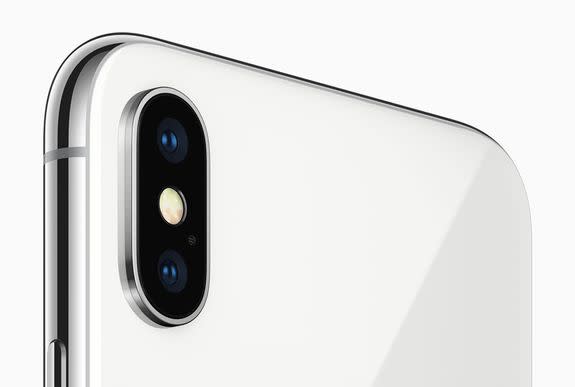 The iPhone X cameras are powered by the A11 Bionic's ISP.