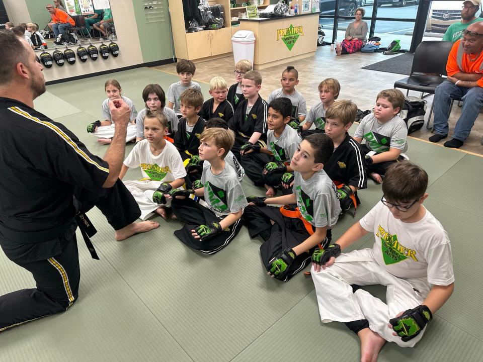 There is more to a lesson than just kicks and punches at Premier Martial Arts in Powell.