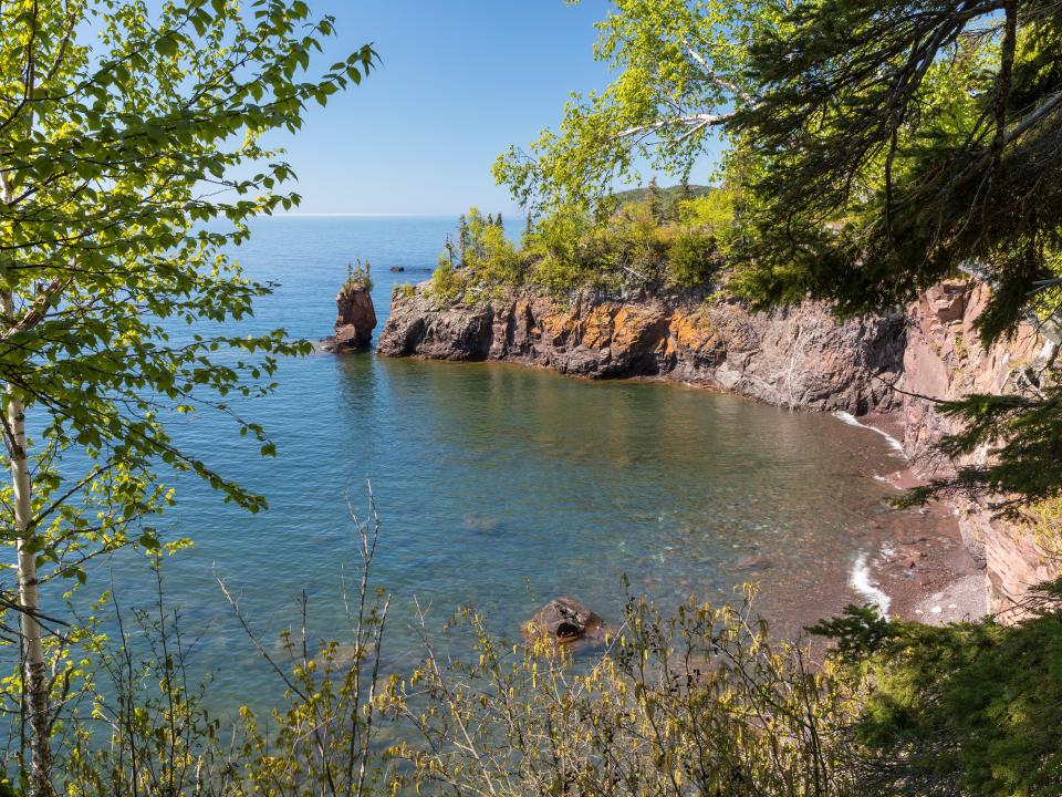 Park Point Beach in Minnesota.