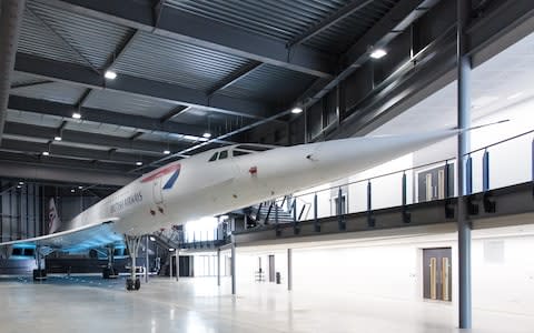 The Concorde was painted with a special highly reflective white paint - Credit: getty