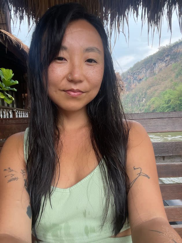 The author says she faces disapproval over her tattoos when she visits South Korea.
