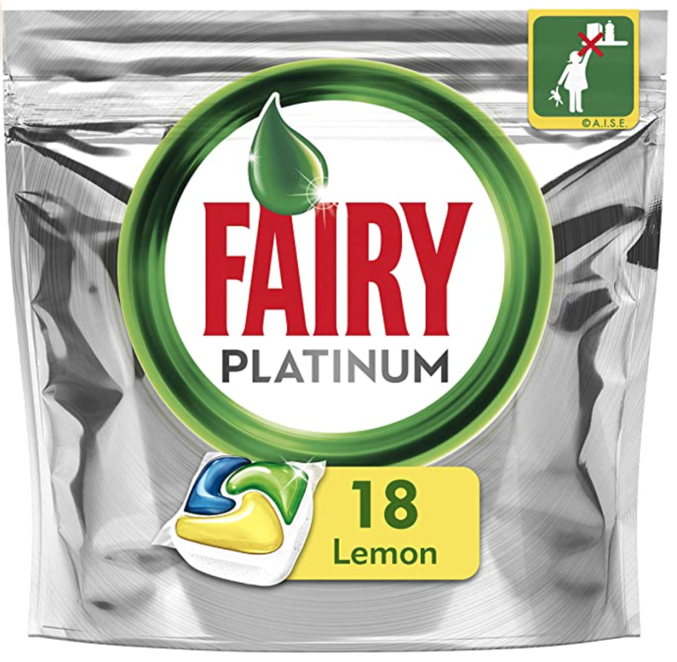 Fairy Dishwasher Tablets 18 Pack. 