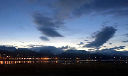 The coast of Ushuaia, Tierra del Fuego, Argentina, is pictured on July 24, 2017. REUTERS/Luc Cohen