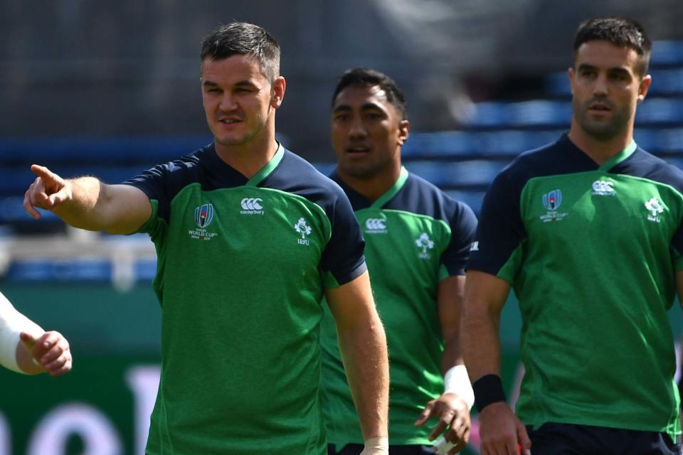 Jonny Sexton will be hoping to take Ireland into their first ever World Cup semi-final: AFP via Getty Images