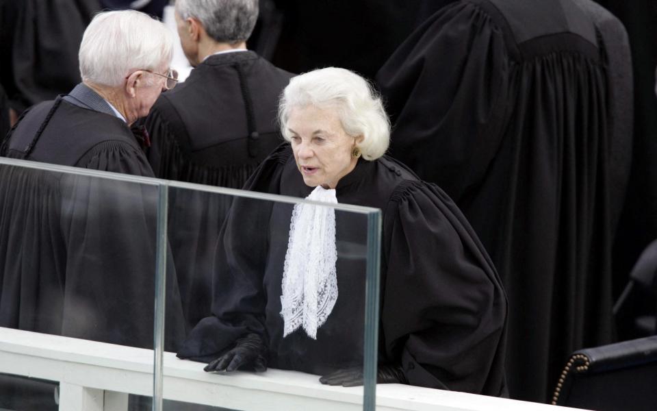 At the presidential inauguration on Capitol Hill in 2005