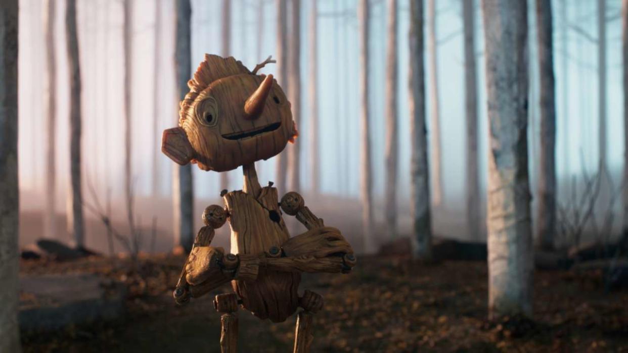 Guillermo del Toro's Pinocchio - (Pictured) Pinocchio (voiced by Gregory Mann). Cr: Netflix © 2022