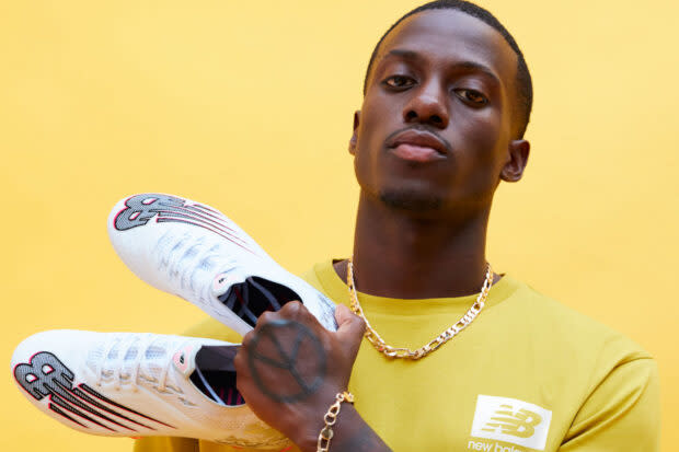 Timothy Weah est un nouvel ambassadeur de la marque New Balance.