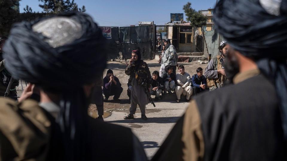 Talibankämpfer in Afghanistan. (Bild: dpa)
