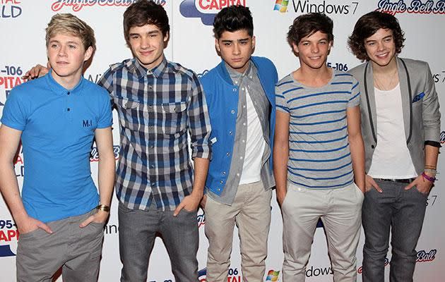 Zayn with the rest of the band in 2011. Source: Getty