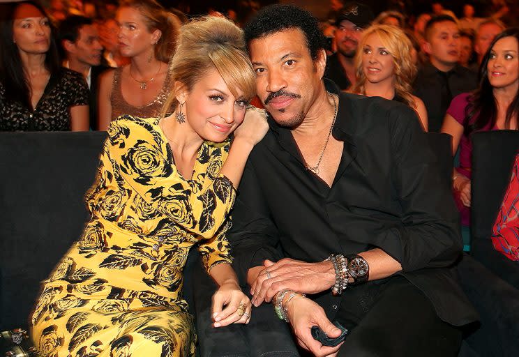 Nicole Richie and her father, Lionel. (Photo: Christopher Polk/ACMA2012/Getty Images for ACM)