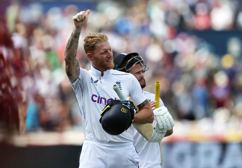 Stokes helped seal the win after some ‘phenomenal’ reverse-swing bowling from Mark Wood (Getty Images)