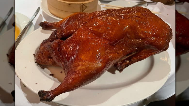 whole roasted duck