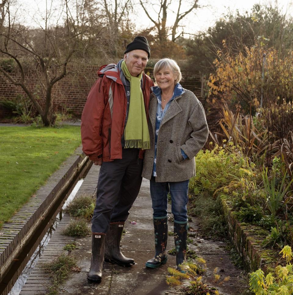 Vince Cable with his wife Rachel