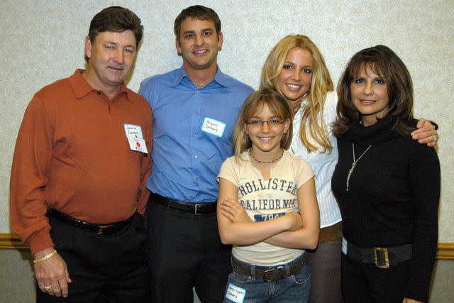 <p>KMazur/WireImage</p> Britney Spears's family: Jamie Spears, Bryan Spears, Jamie-Lynn Spears, Britney Spears and Lynne Spears
