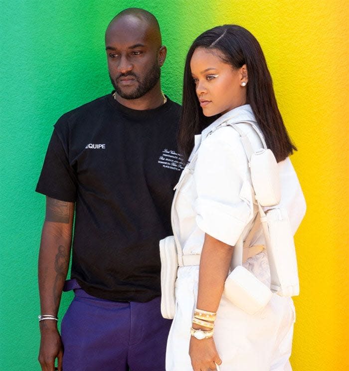 Virgil Abloh y Rihanna