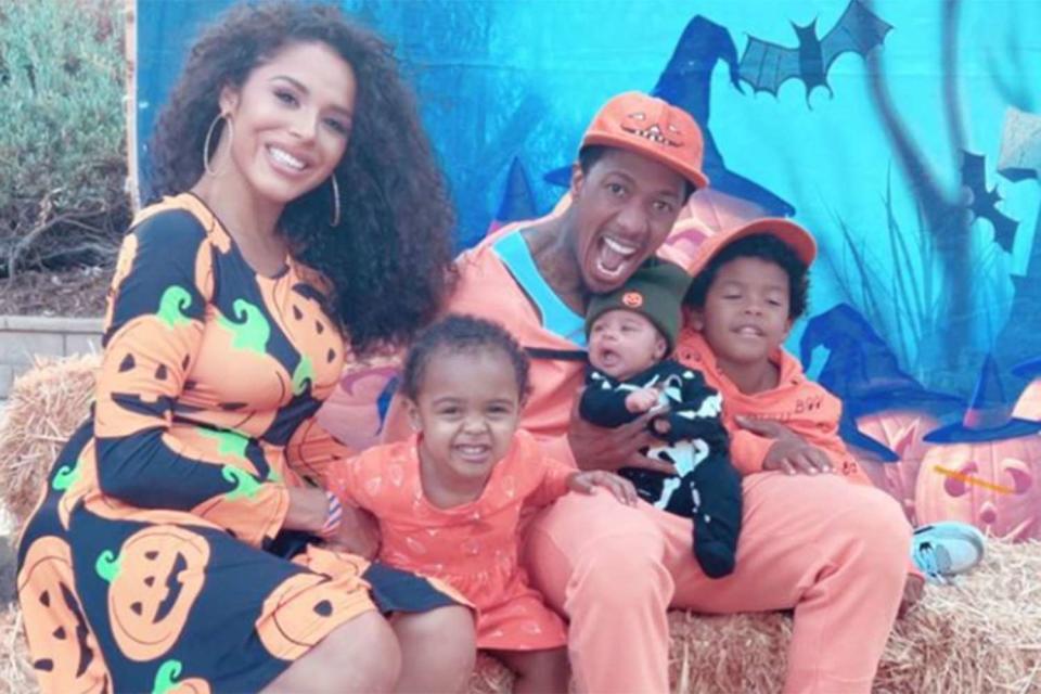 Nick Cannon/Instagram Brittany Bell, Nick Cannon and their three kids