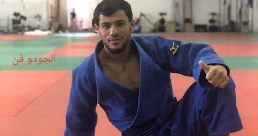 來自阿爾及利亞的柔道選手努林因不想交手以色列，決定棄賽。（圖／翻攝自推特）