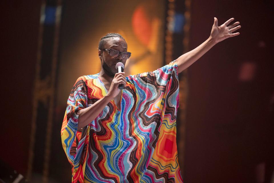 Billy Porter behind the scenes of "Robyn's Story," which he directed.