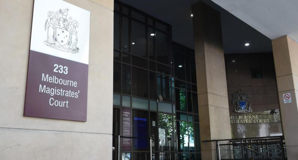 A file image of the exterior of Melbourne Magistrates Court