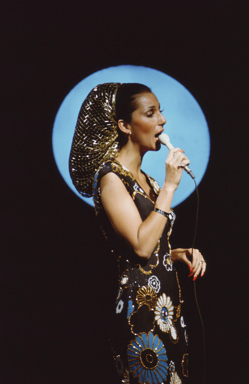 Promotional portrait of Cher for "The Sonny &amp; Cher Comedy Hour."