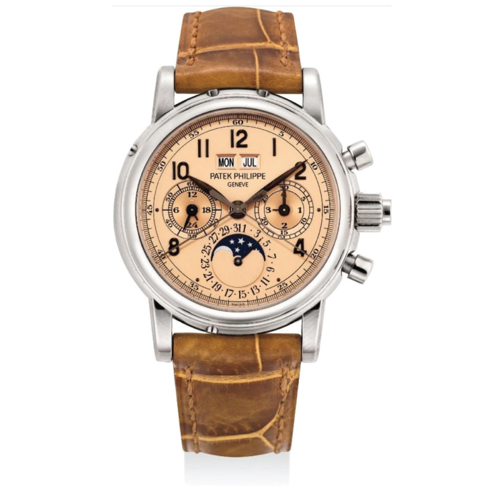 Patek Philippe 5004G with salmon dial.