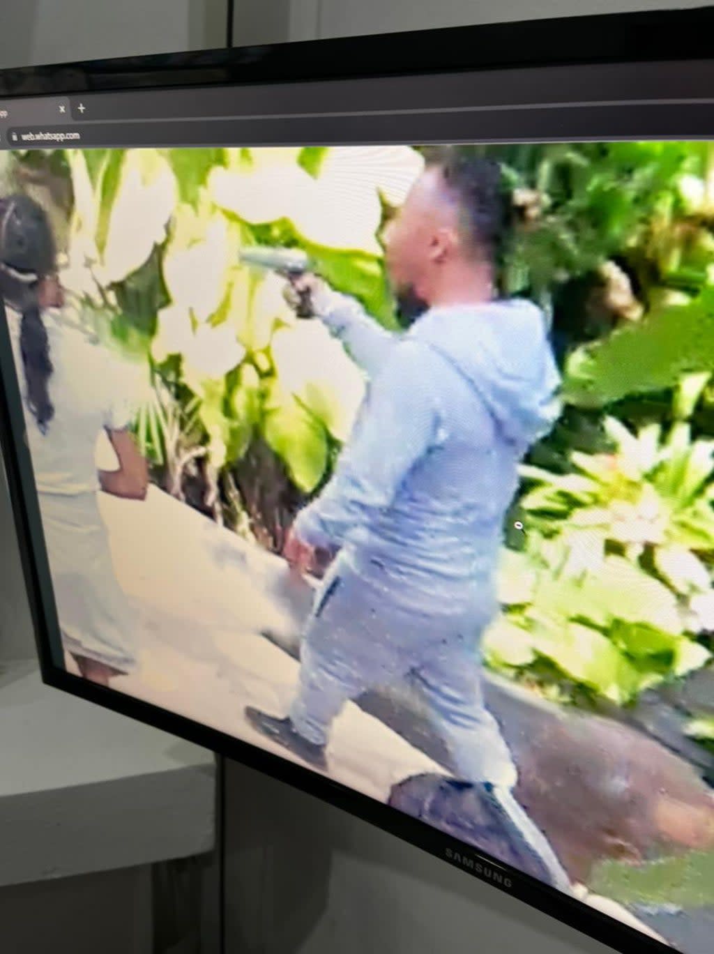 CCTV footage of the man suspected to have killed two Canadian national at a hotel in Mexico (Lucio Hernández Gutiérrez)