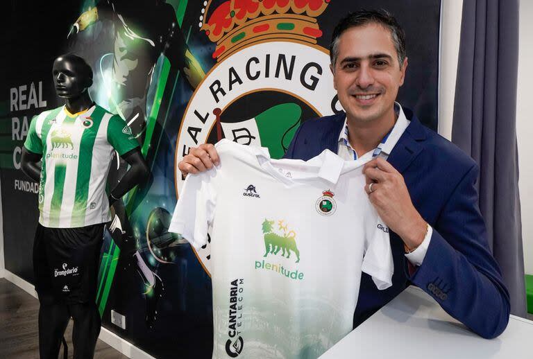 El argentino Pablo Ruiz, director de Marketing del Real Racing Club, en Santander