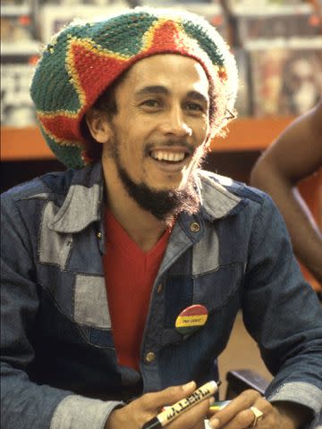 <p>Chris Walter/WireImage</p> Bob Marley at Tower Records Hollywood in 1979