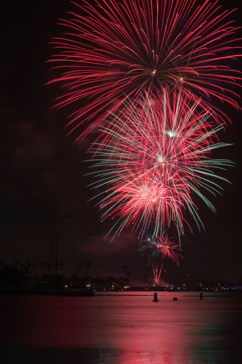 <p><strong>Los Alamitos, California</strong></p><p>You'll enjoy the fireworks in Southern California during the Drive-Up 4th of July Spectacular at the <a href="https://cityoflosalamitos.org/307/4th-of-July-Fireworks-Spectacular" rel="nofollow noopener" target="_blank" data-ylk="slk:Los Alamitos Joint Forces Training Base;elm:context_link;itc:0;sec:content-canvas" class="link ">Los Alamitos Joint Forces Training Base</a>. <br></p>