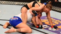 <p>Rousey took care of business against Cat Zingano at UFC 184 in just THIRTEEN seconds</p>